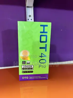 New Infinix Hot 40 Pro 256 GB Black