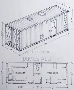 Shipping Container Interior and Exterior Installation