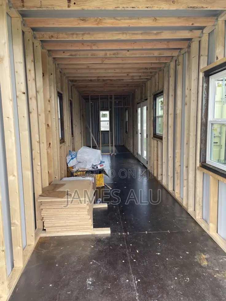 Shipping Container Interior and Exterior Installation