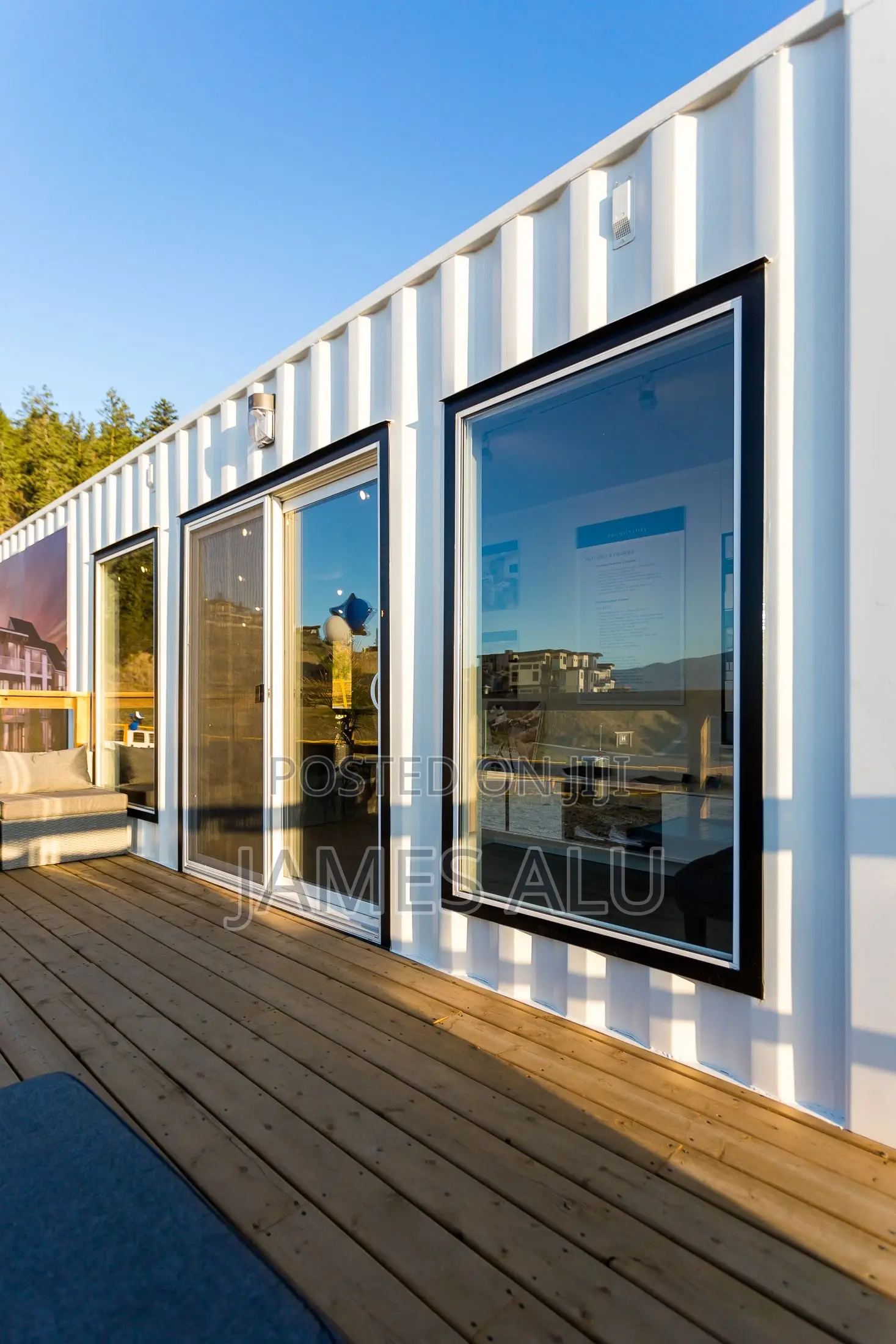Shipping Container Interior and Exterior Installation