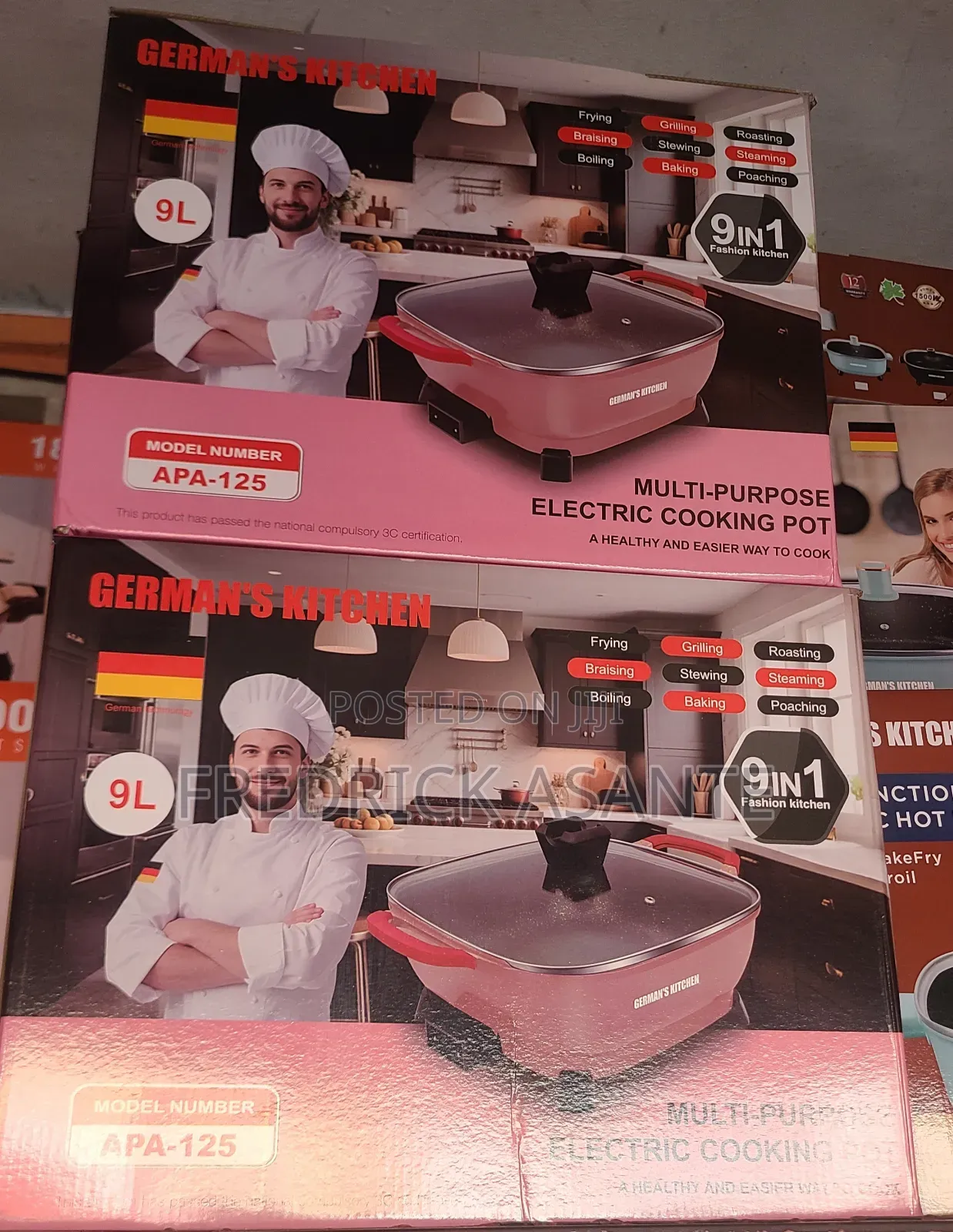 German’S Kitchen 9l 9-in-1 Multifunction Electric Cooker