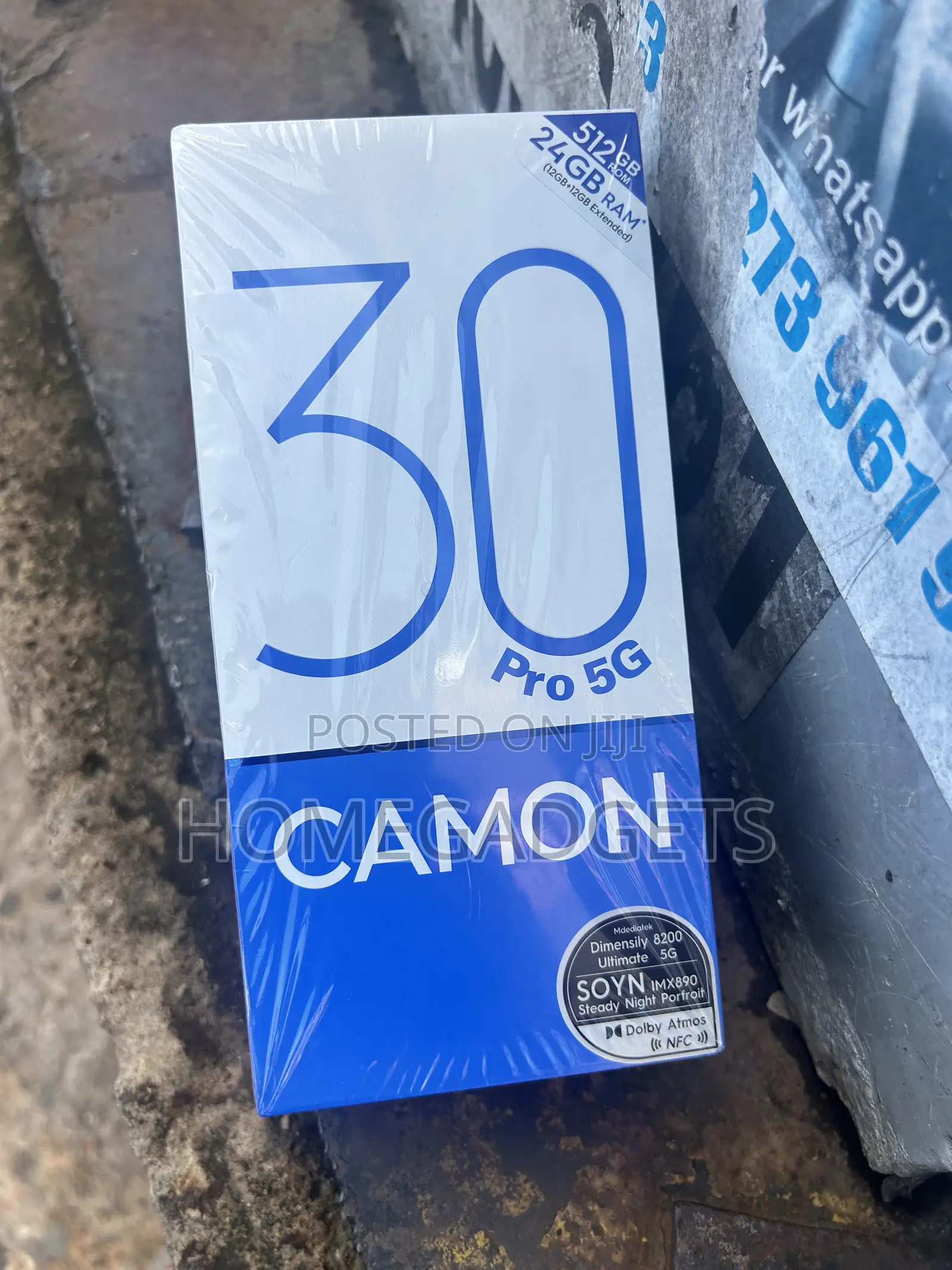 New Tecno Camon 30 Pro 5G 512 GB Black