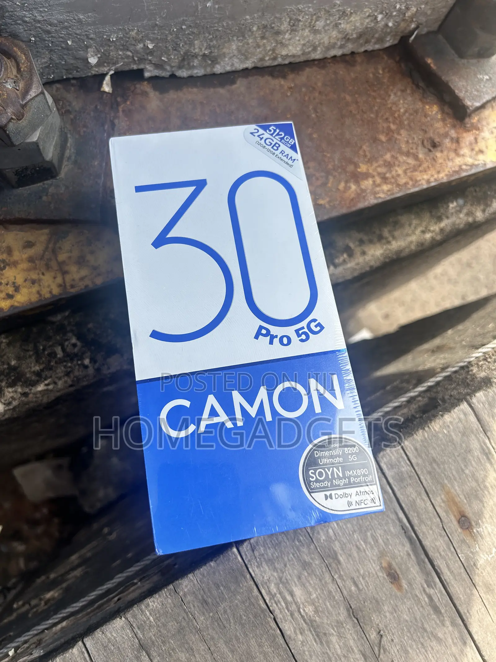 New Tecno Camon 30 Pro 5G 512 GB Black