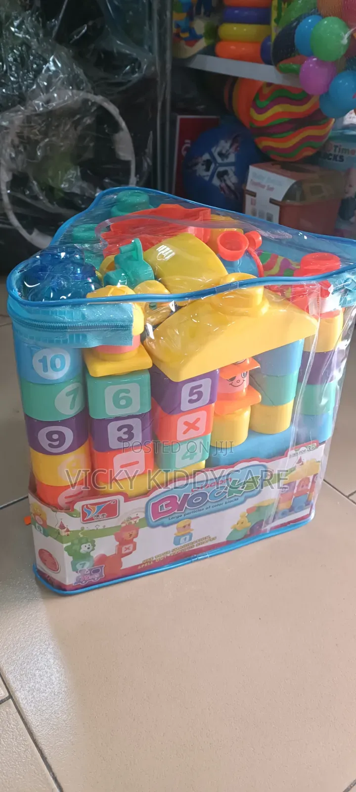 Jumbo Building Blocks With 123