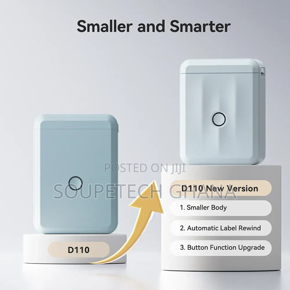 Niimbot D110 Mini Label Printer – Bluetooth Thermal Sticker Printer