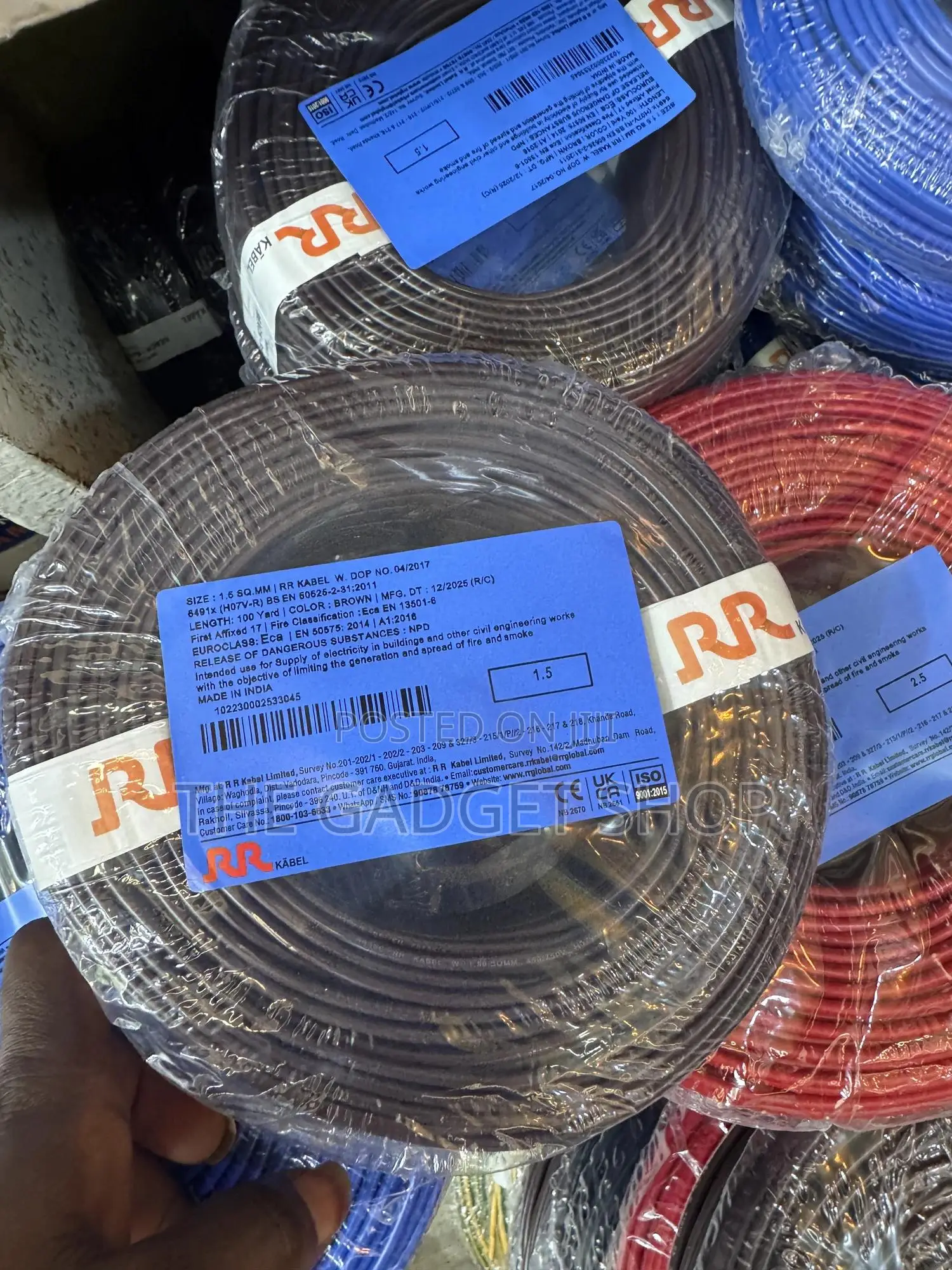 1.5mm Rr to 16mm Rr Original Copper