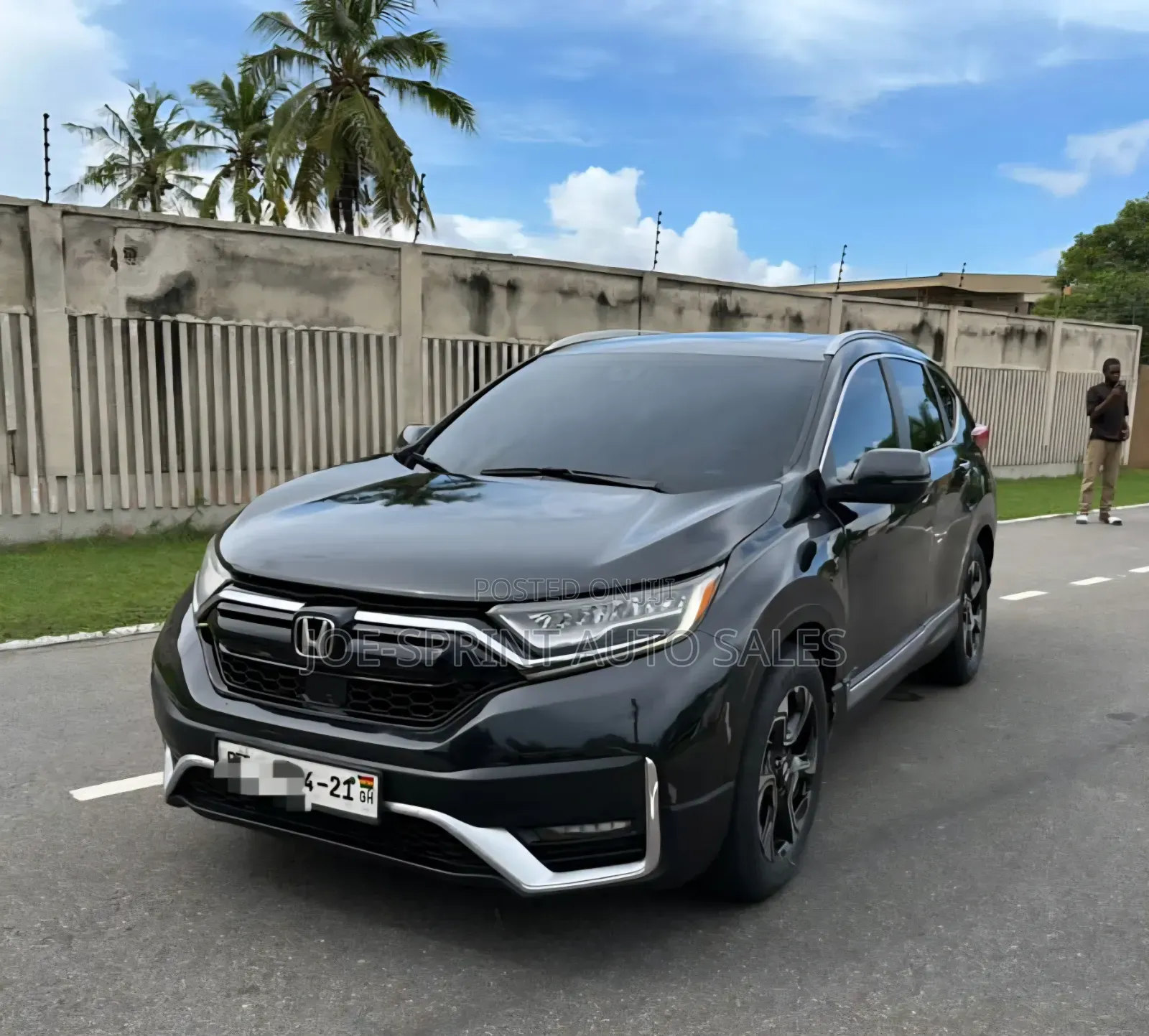 Honda CR-V Touring 4dr SUV AWD (1.5L 4cyl CVT) 2017 Black