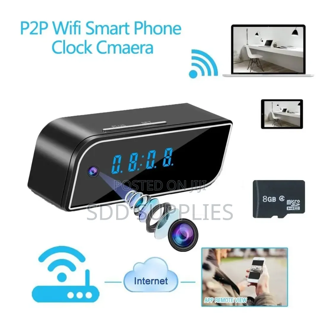 Hidden Clock Security Camera Spy Secret Camera