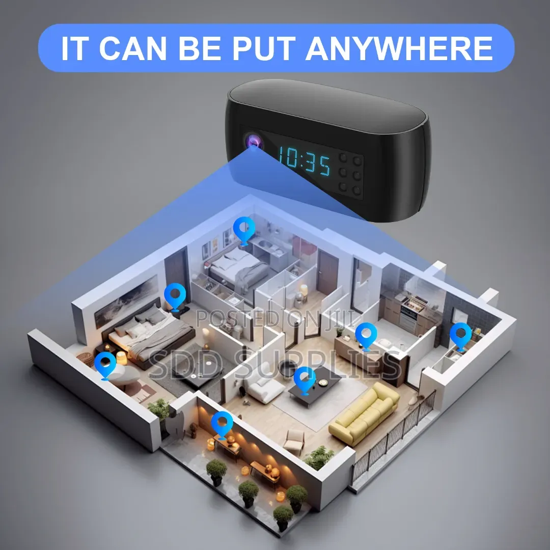Clock Secret Hidden Spy Security Camera
