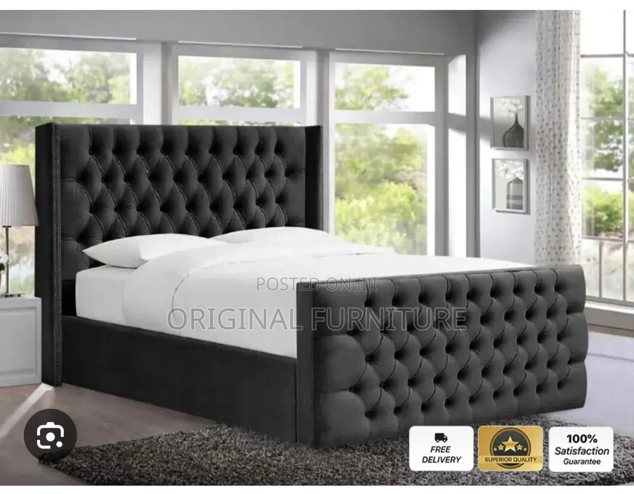 Foreign Double Bed Frame With Mattress