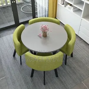 Space Saving Dining Table With Chairs