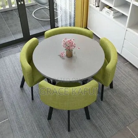 Space Saving Dining Table With Chairs