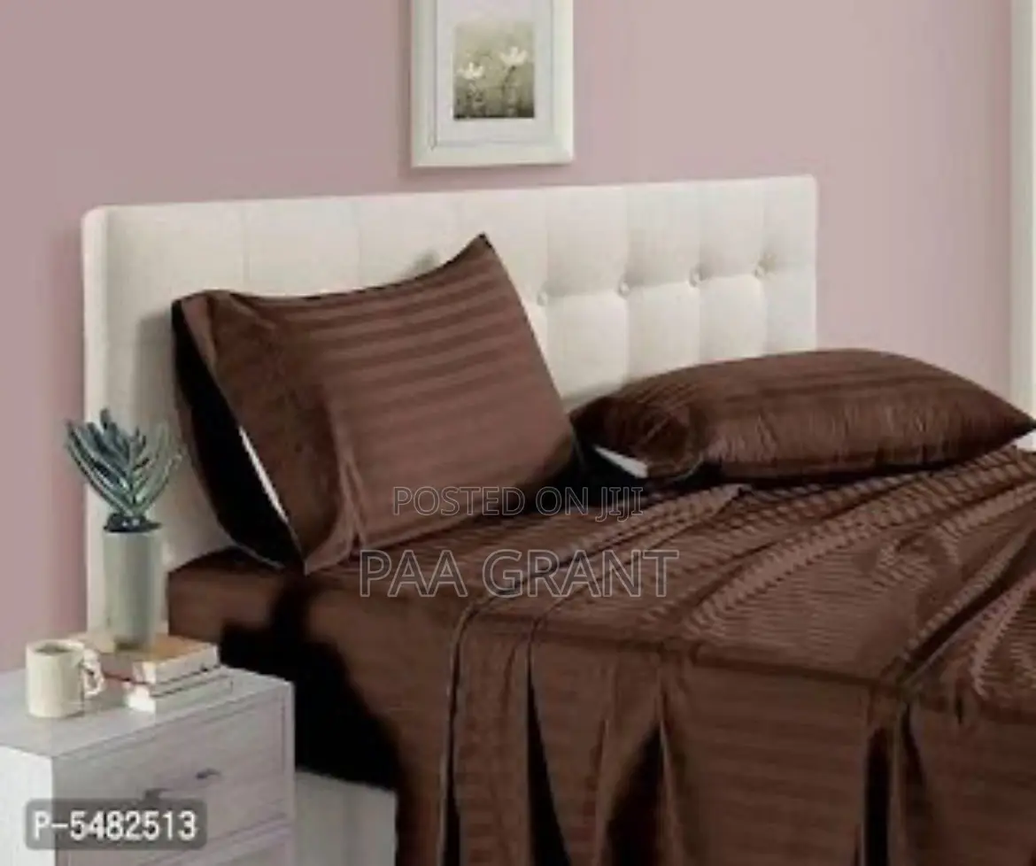 Highest Quality Pure Cotton 2 Sheets,4 Pillow Cases for Hotels ,Airbnb