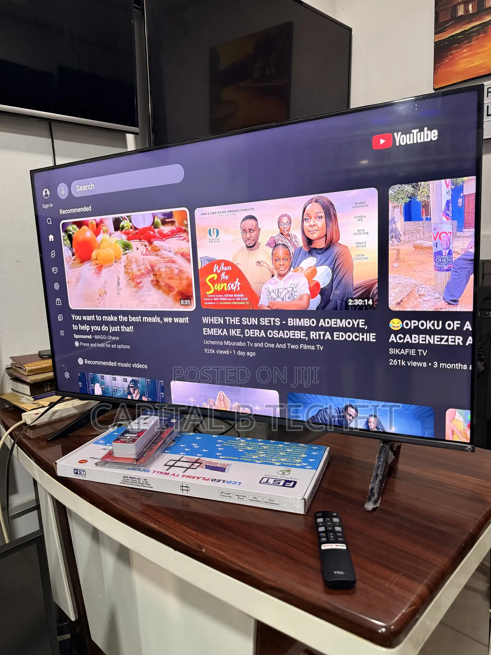43inches Tcl,Full Digital Satellite Qled Google TV