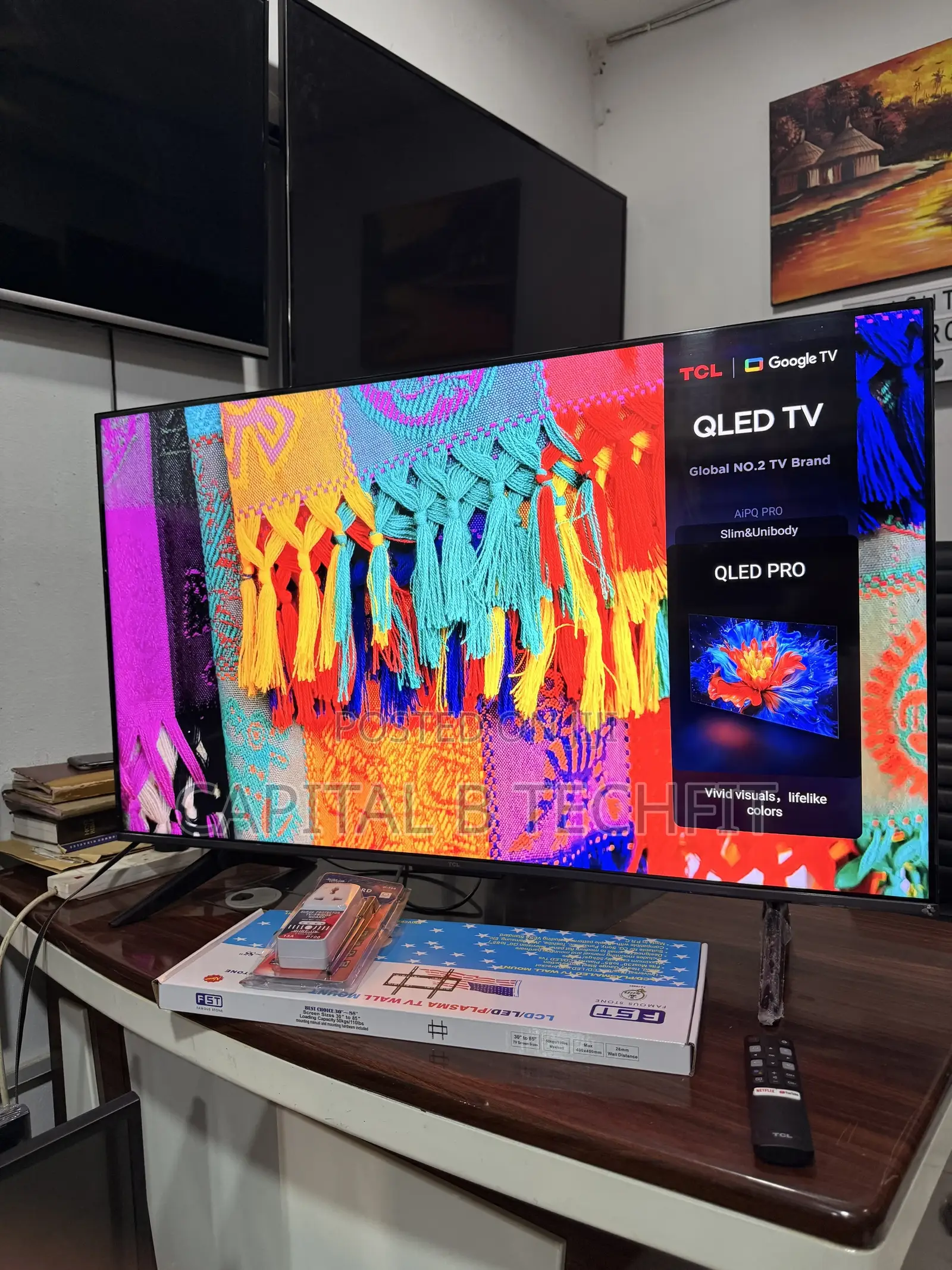 43inches Tcl,Full Digital Satellite Qled Google TV