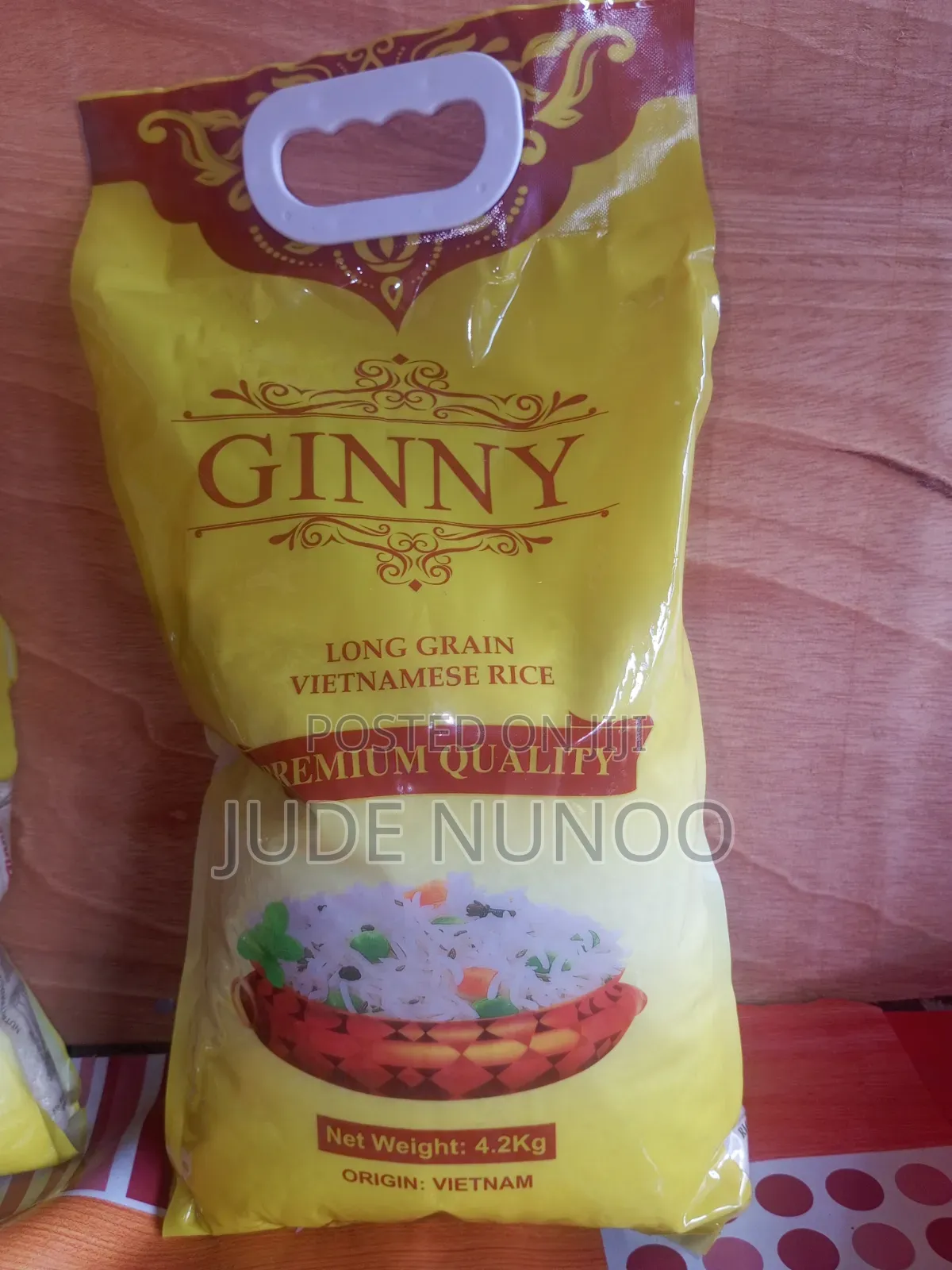 Ginny Long Grain Vietnamese Rice (4.2kg×5)
