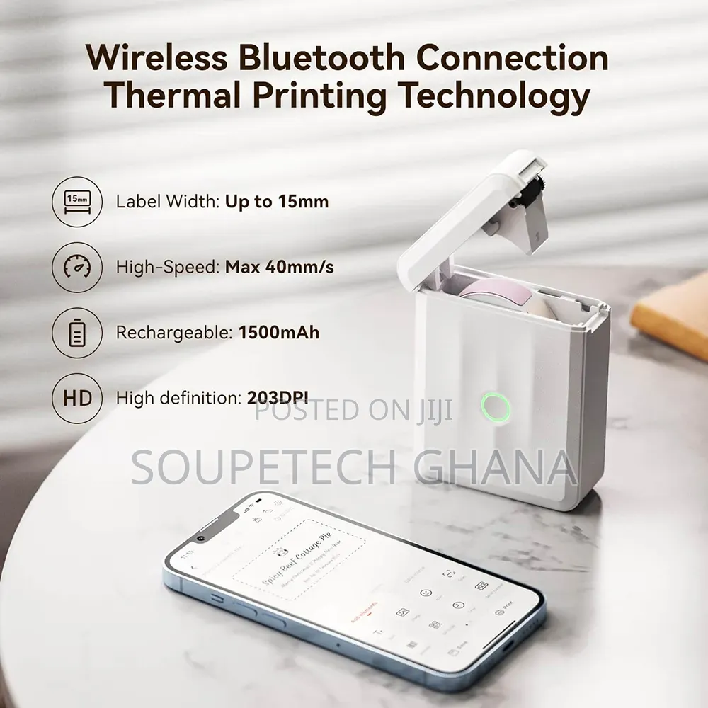 Niimbot D110 Mini Label Printer – Bluetooth Thermal Sticker Printer