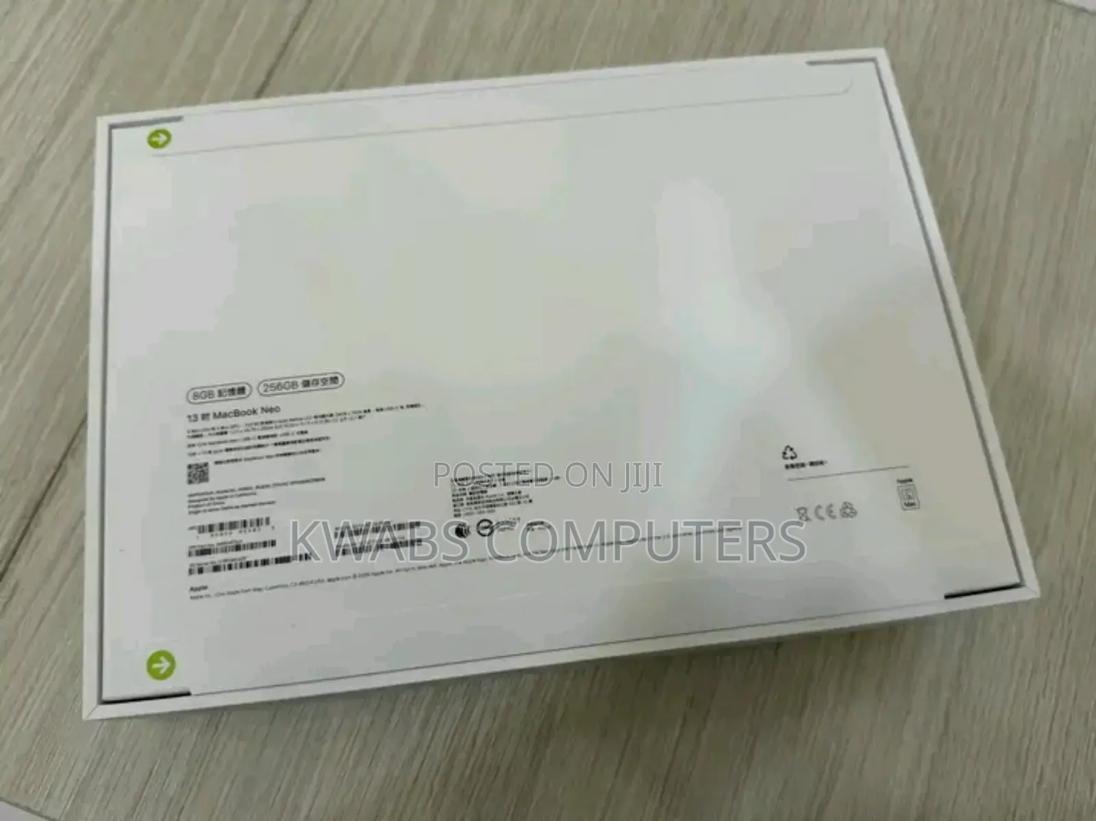 New Laptop Apple MacBook Neo 2026 8GB Apple M4 SSD 256GB