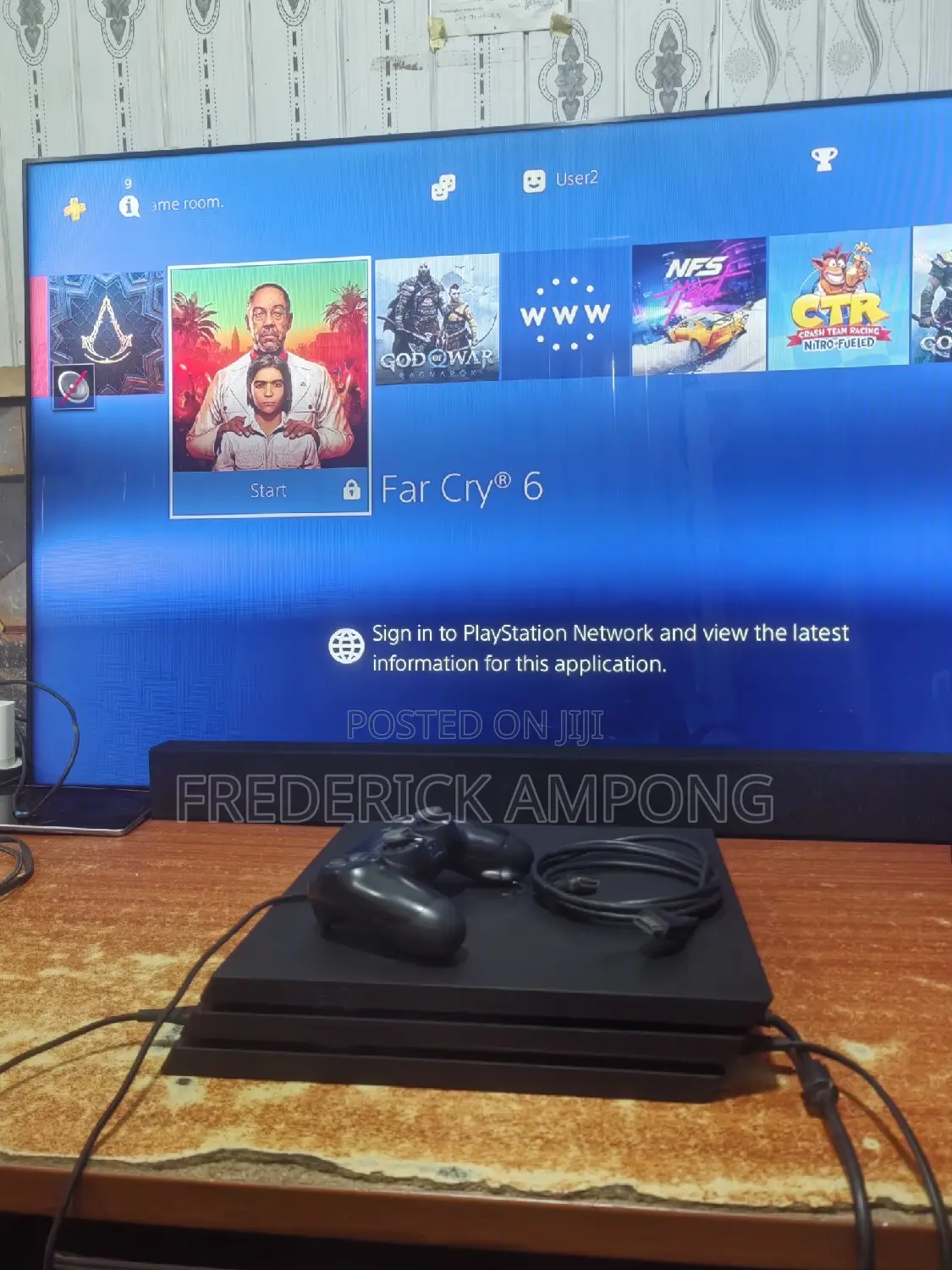 Ps4 Pro With 15 Games Jailbreak Very Neat