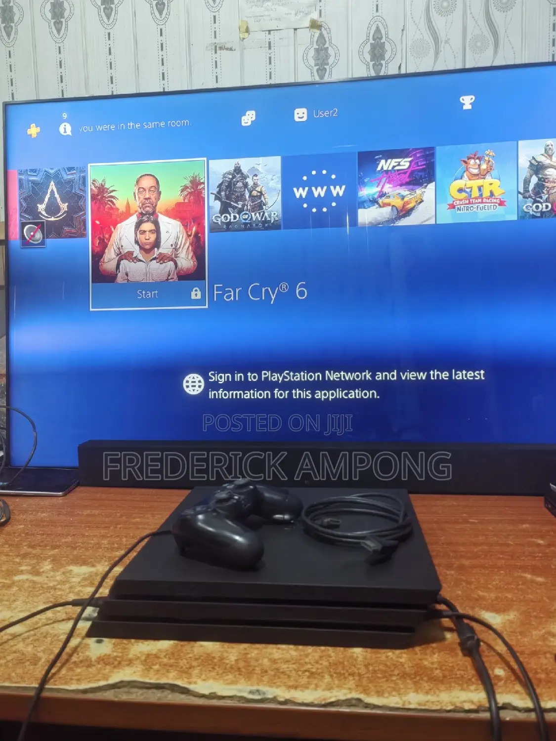 Ps4 Pro With 15 Games Jailbreak Very Neat