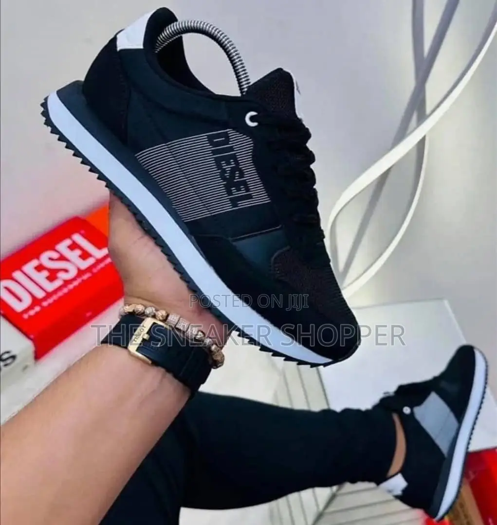 Diesel Black and White Sneaker