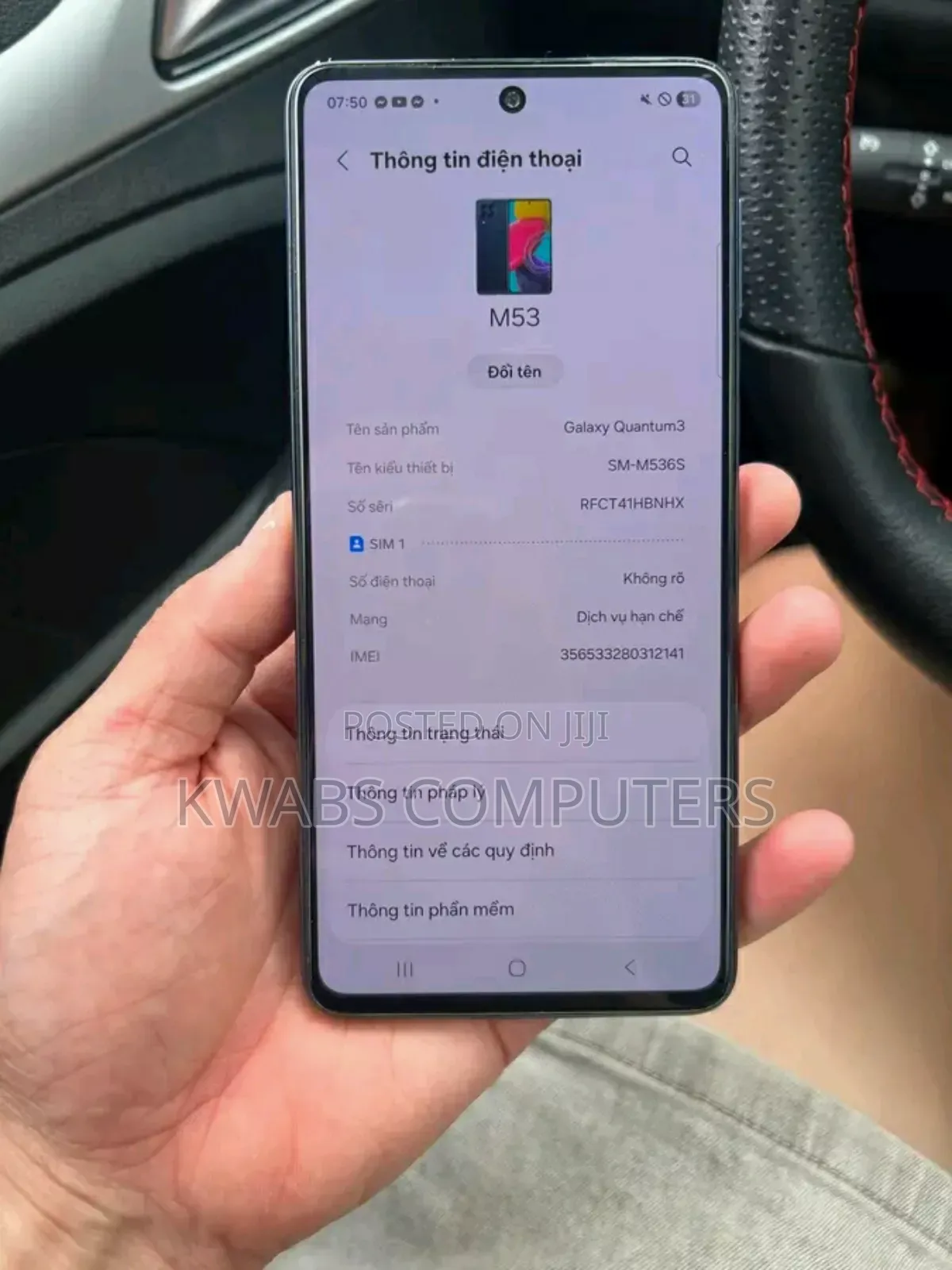 Samsung Galaxy M53 256 GB Blue