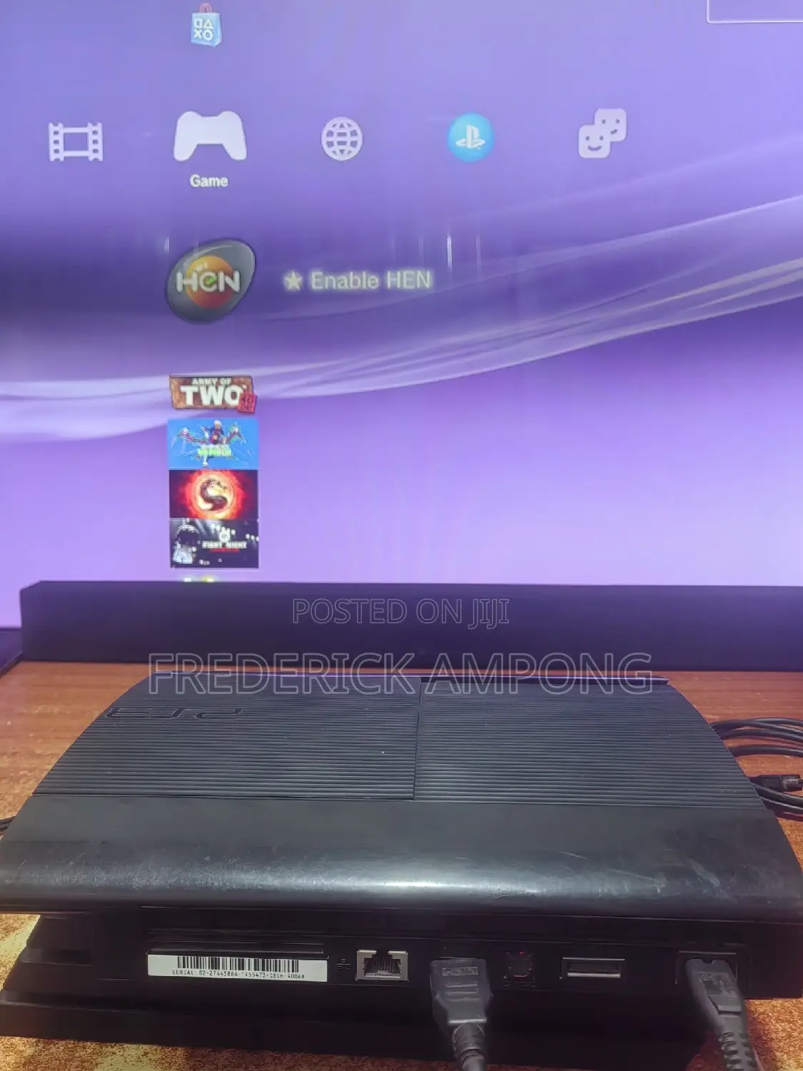Ps3 Slim With 10 Games Very Neat