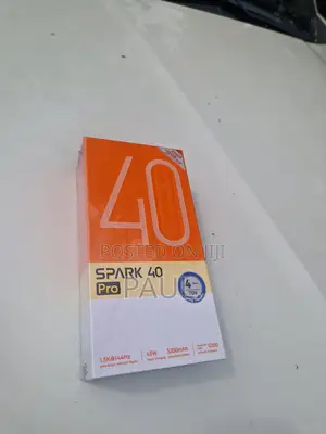 New Tecno Spark 40 Pro 256 GB Black