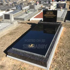 Cemetery Tombstone And Granite Stone Grave