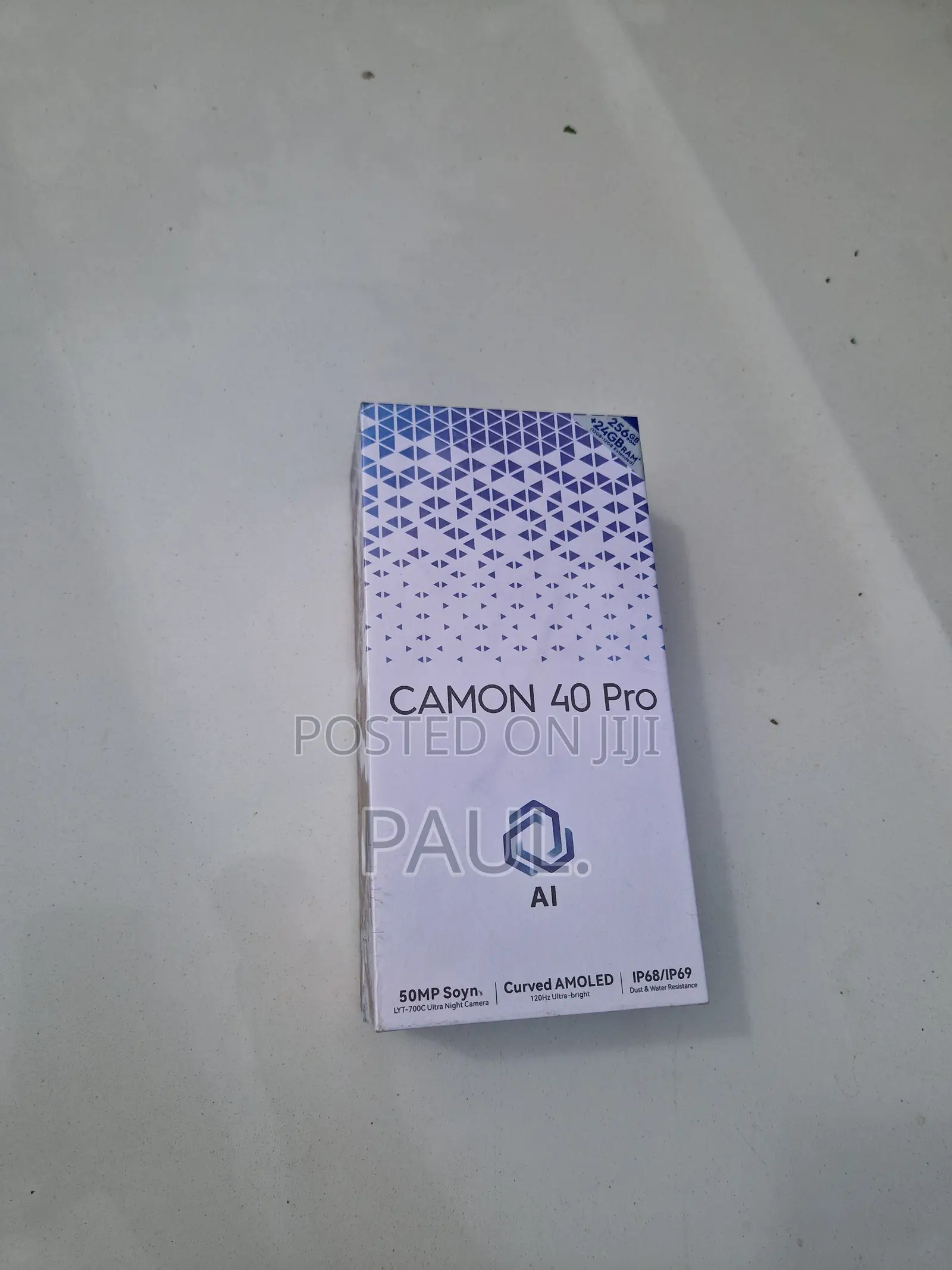 New Tecno Camon 40 Pro 5G 256 GB Black
