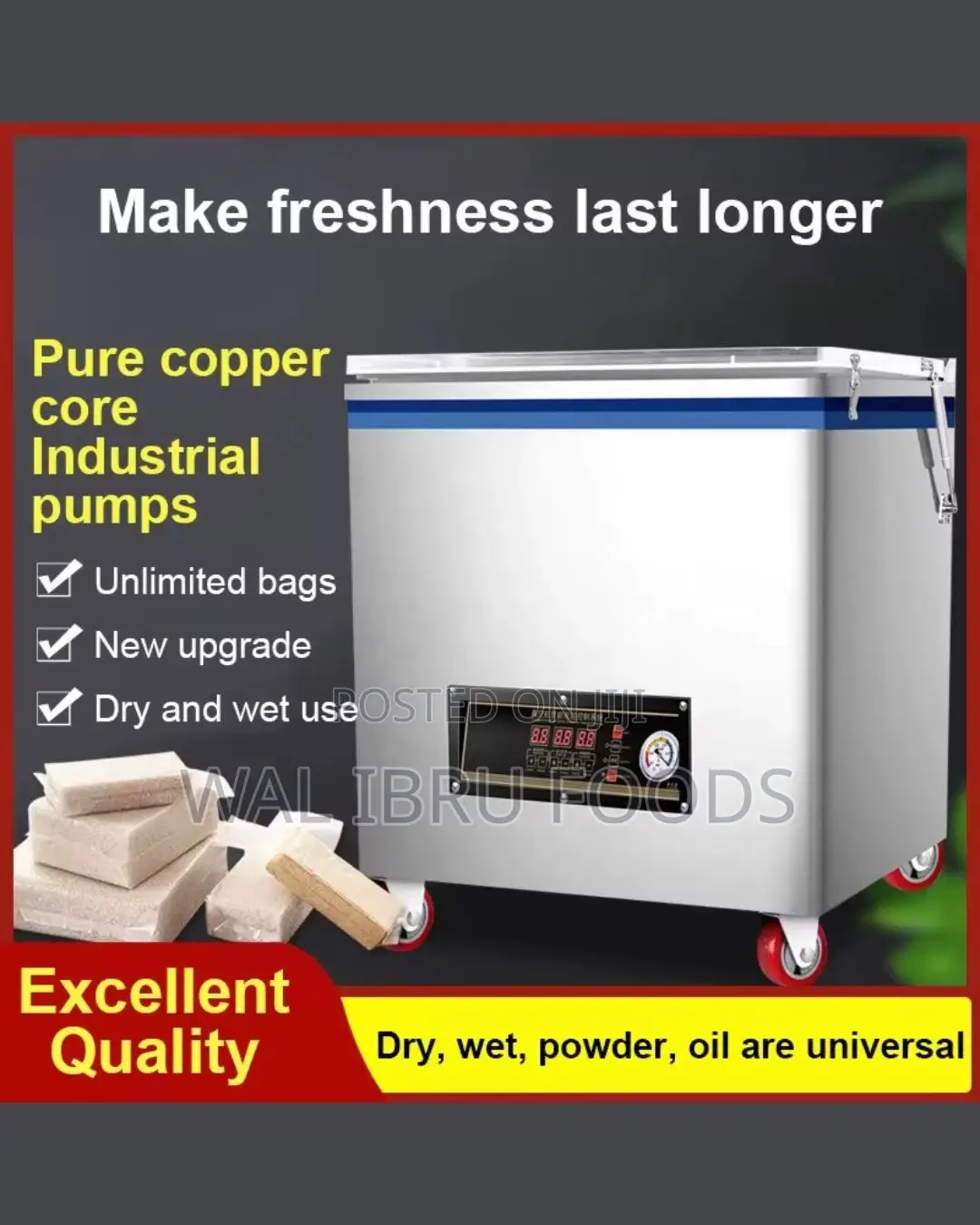 Commercial Vacuum Packing Sealer Machine Dz-520