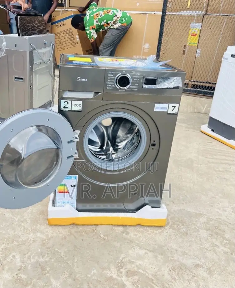 Get Midea Mf110w70 7kg Front Load Washing Machine(1200 Rpm) 