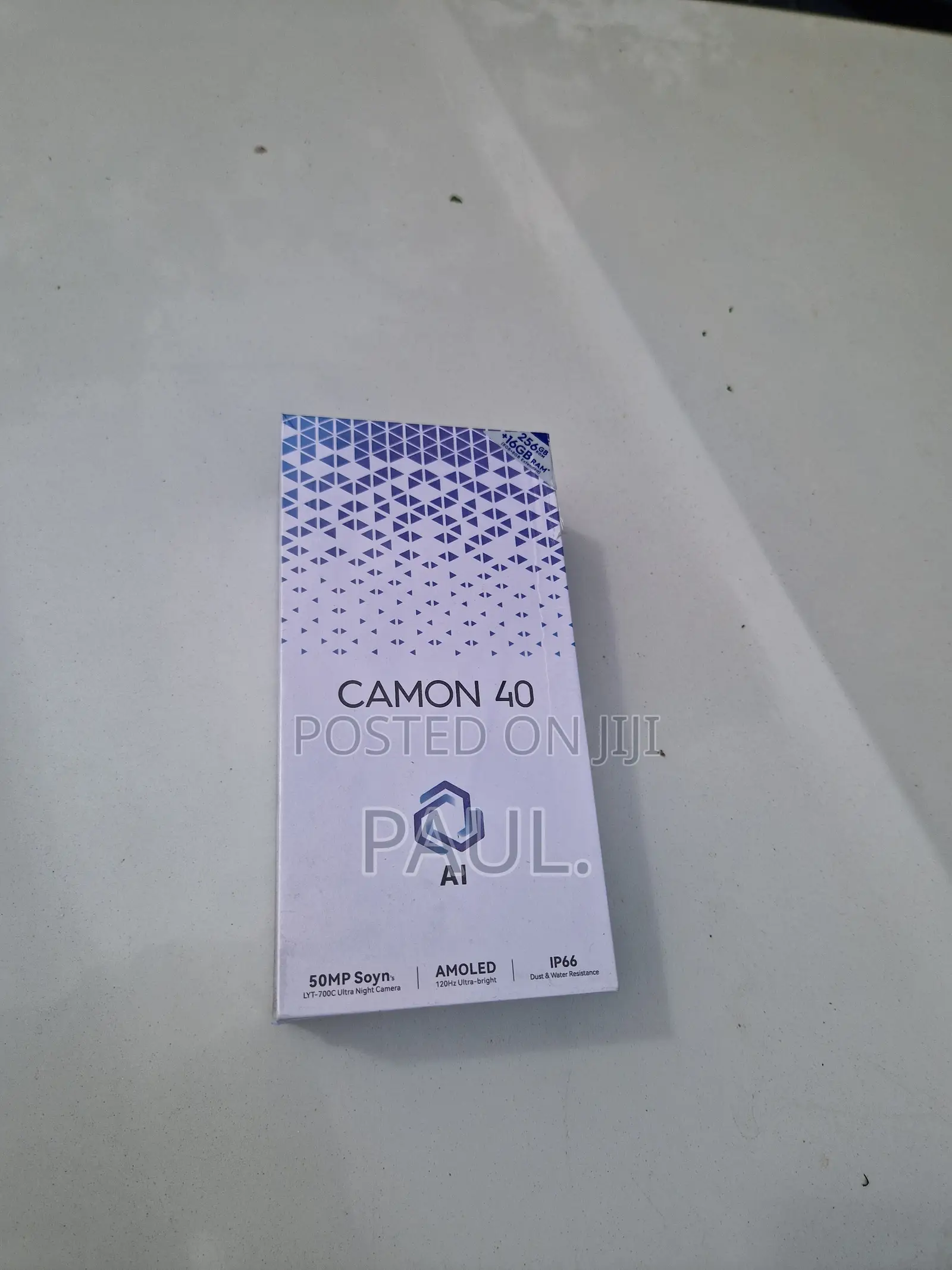 New Tecno Camon 40 256 GB White