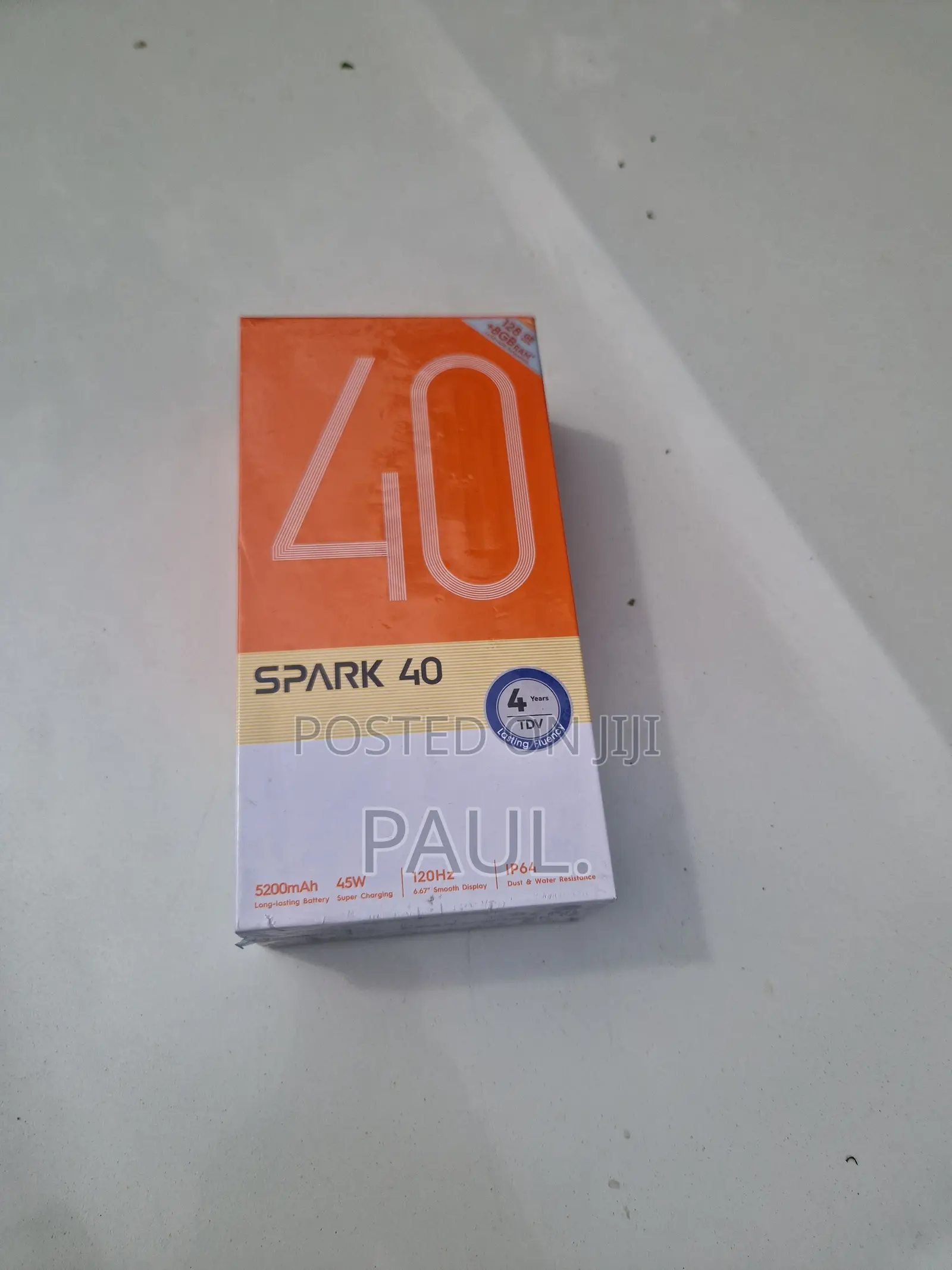New Tecno Spark 40 256 GB Black