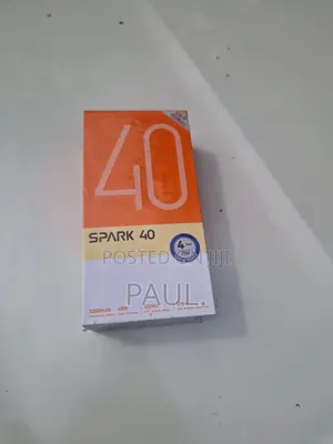 New Tecno Spark 40 256 GB Black