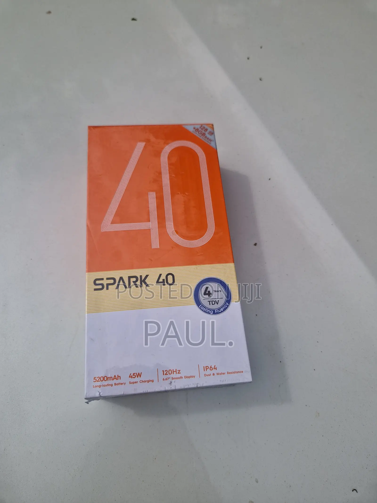 New Tecno Spark 40 256 GB Black