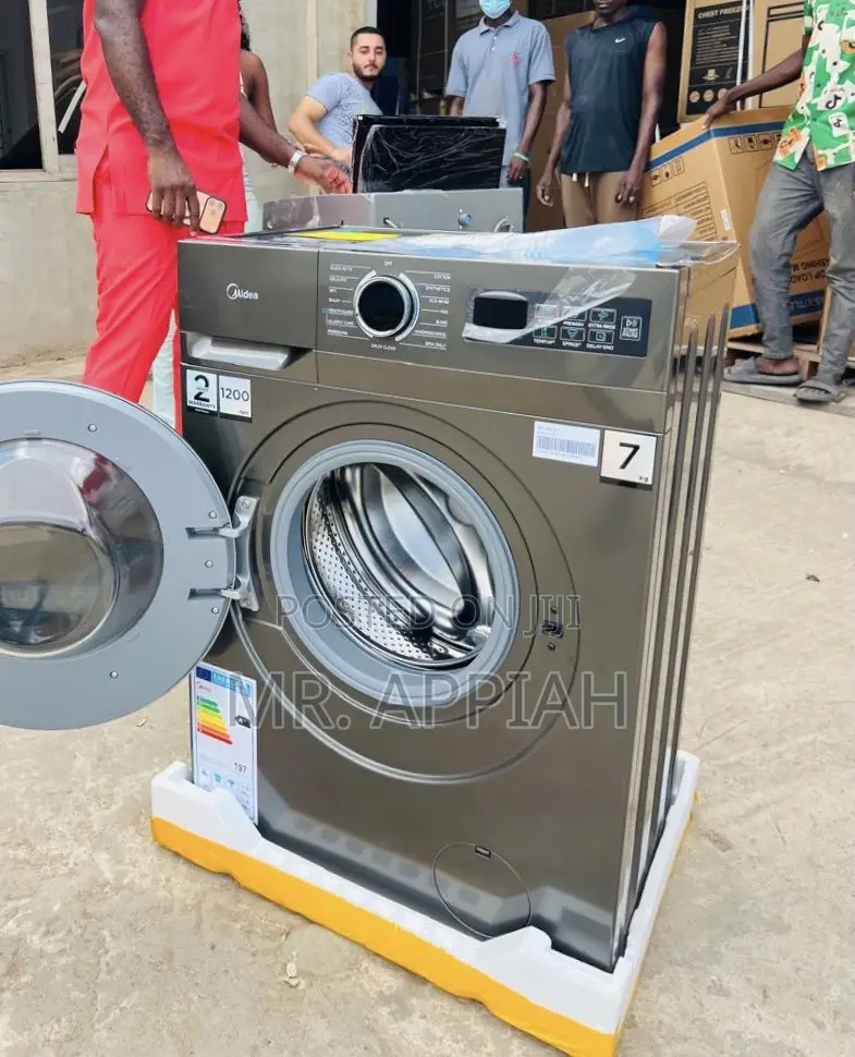 High Quality Midea 7kg Front Load Washing Machine(1200 Rpm)Gray 
