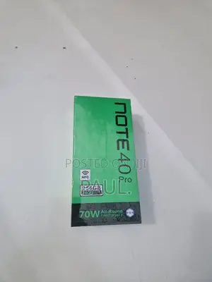 New Infinix Note 40 Pro 256 GB Gold