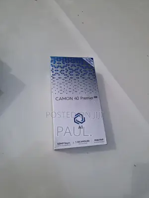 New Tecno Camon 40 Premier 256 GB Black