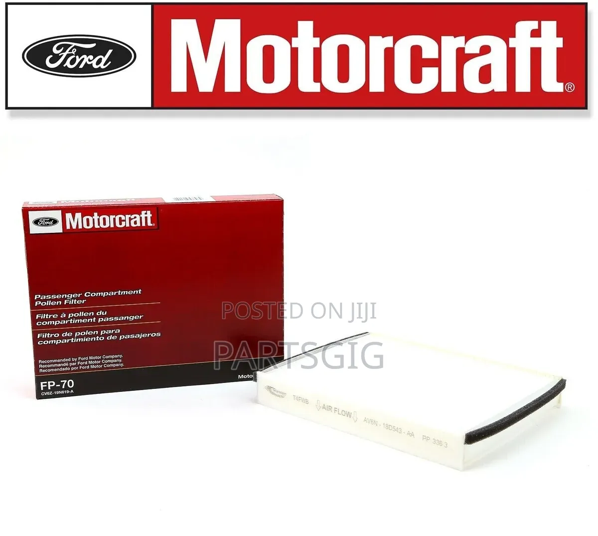 Ford Motorcraft Fp-67 Cabin Air Filter