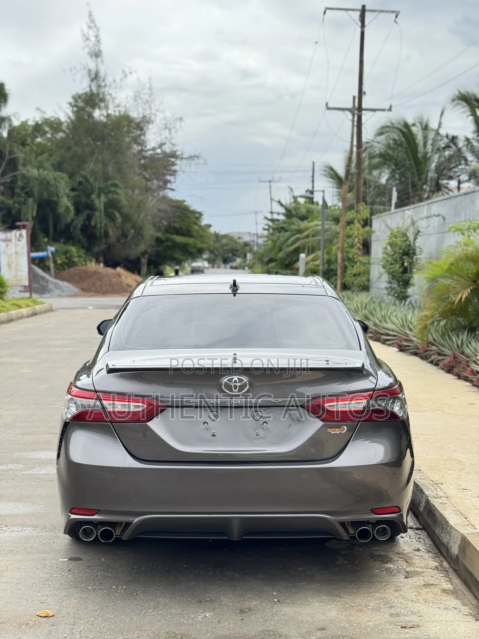 Toyota Camry XSE (2.5L 4cyl 8A) 2019 Gray