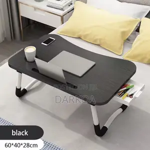 Foldable Laptop Table With Drawer