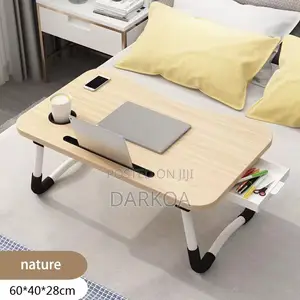 Foldable Laptop Table With Drawer