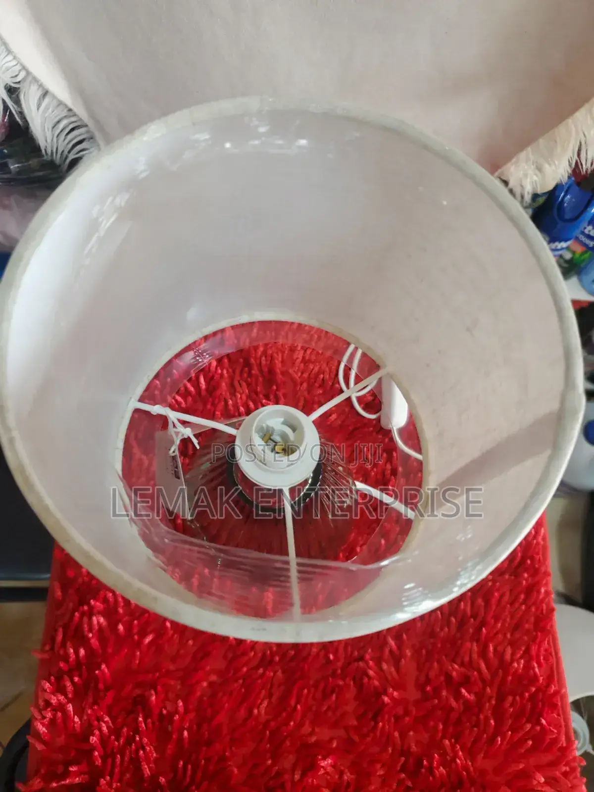 Small Tinted Glass Lamp