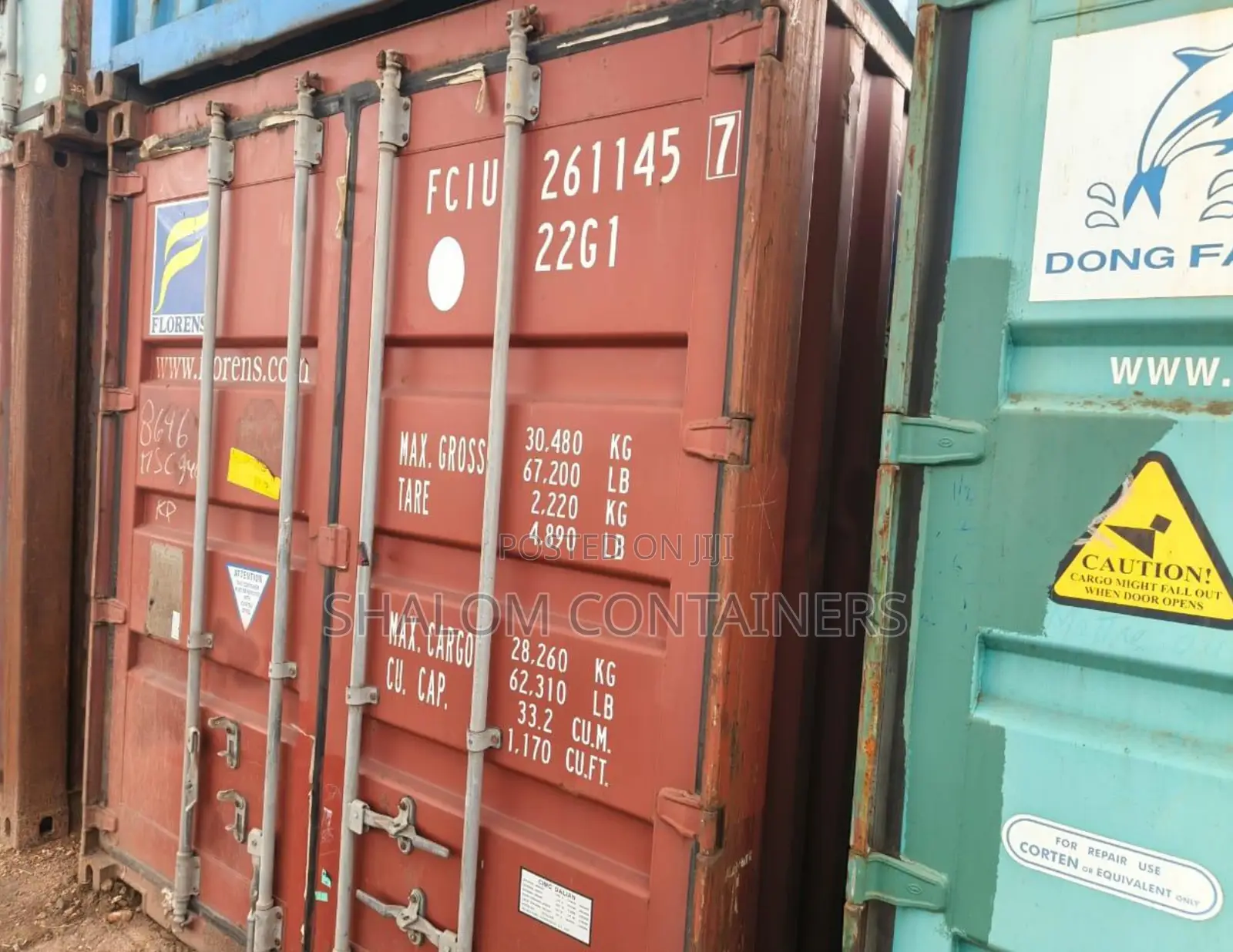 Reduced To Clear: Affordable 20ft Empty Dry Containers For Sale