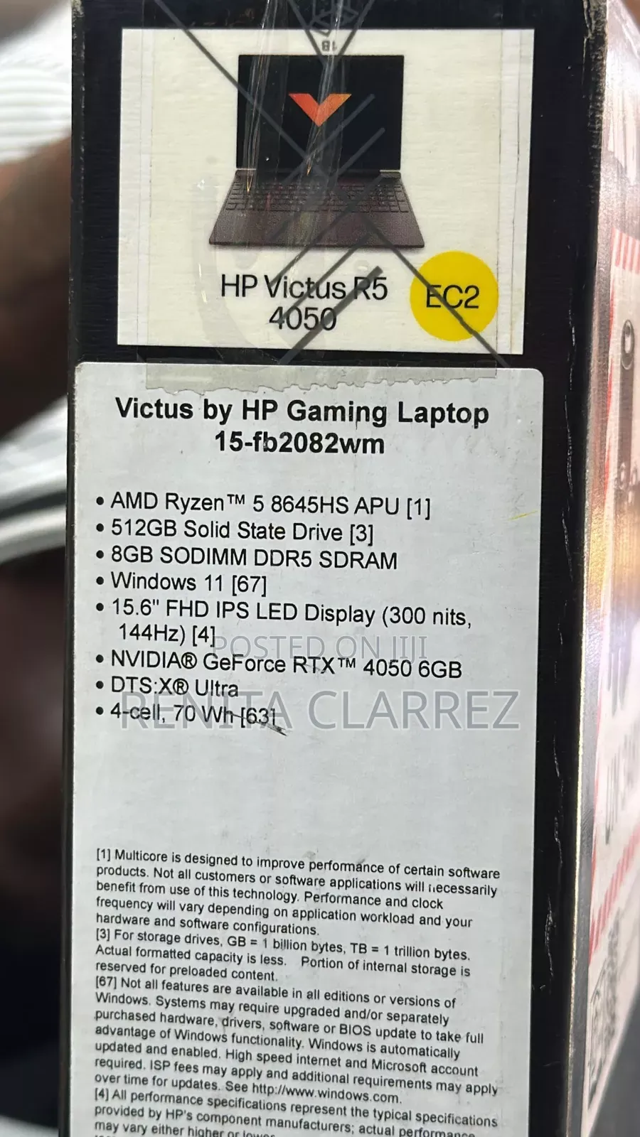 Laptop HP 15 8GB AMD Ryzen 5 SSD 512GB