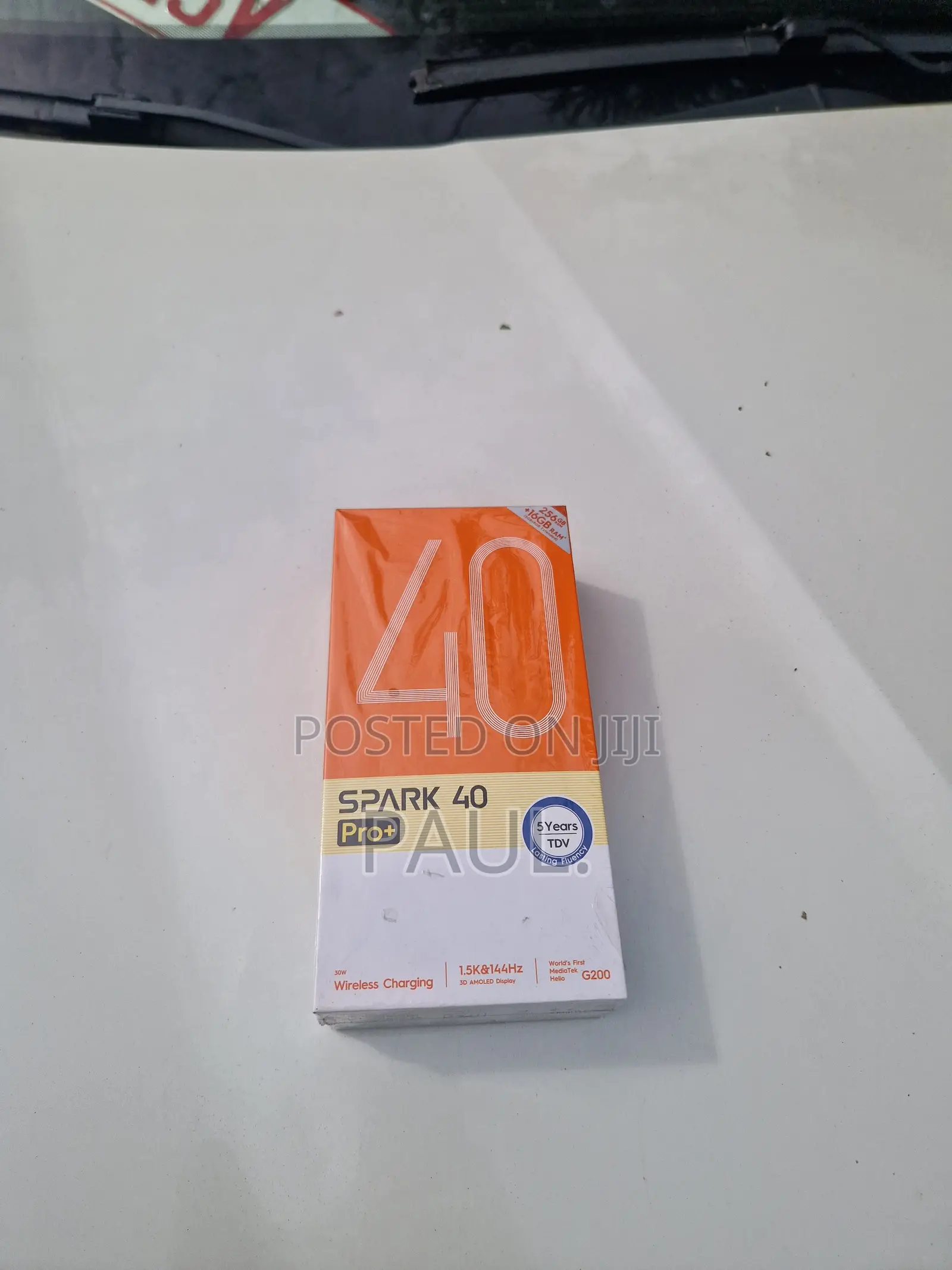 New Tecno Spark 40 Pro+ 256 GB Black