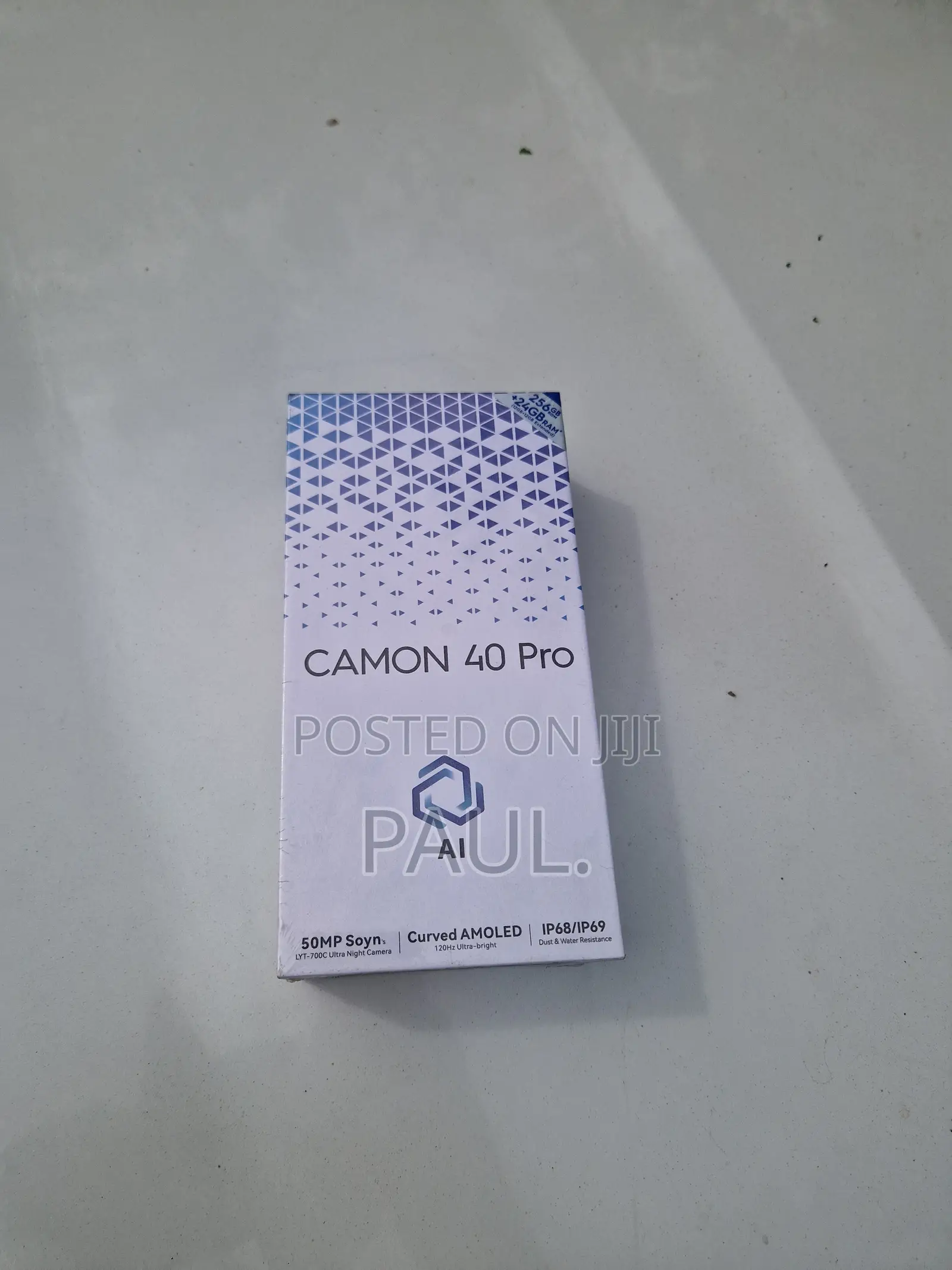 New Tecno Camon 40 Pro 5G 256 GB Black