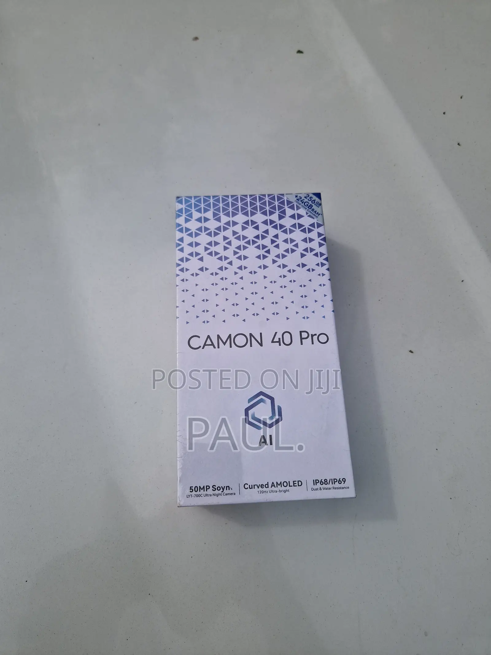 New Tecno Camon 40 Pro 5G 256 GB Black