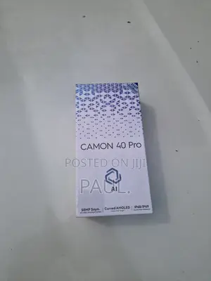 New Tecno Camon 40 Pro 5G 256 GB Black